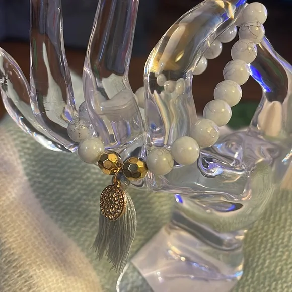 Beaded Bracelet with Tassel - Picture 1 of 2